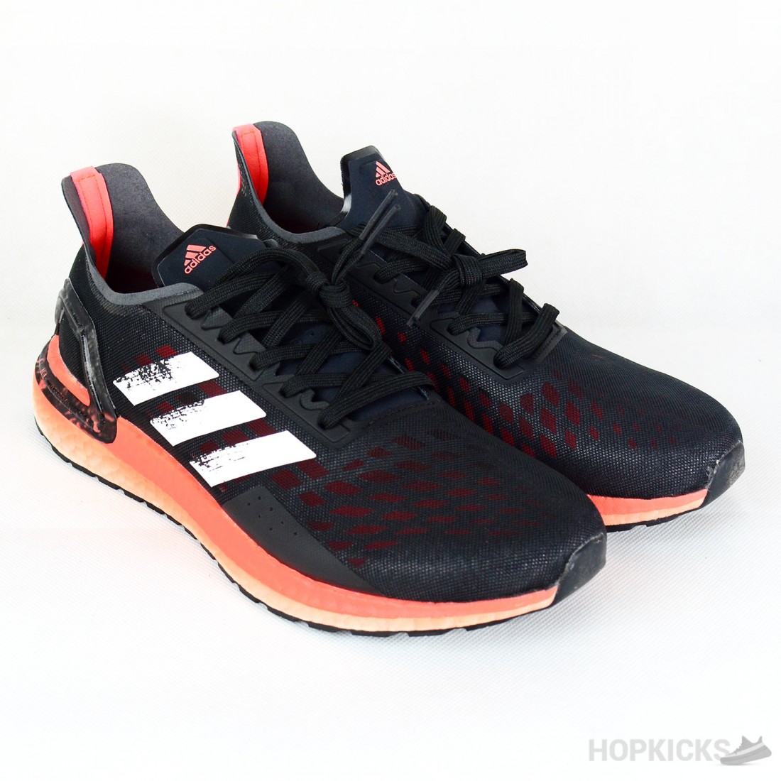 ultra boost black orange